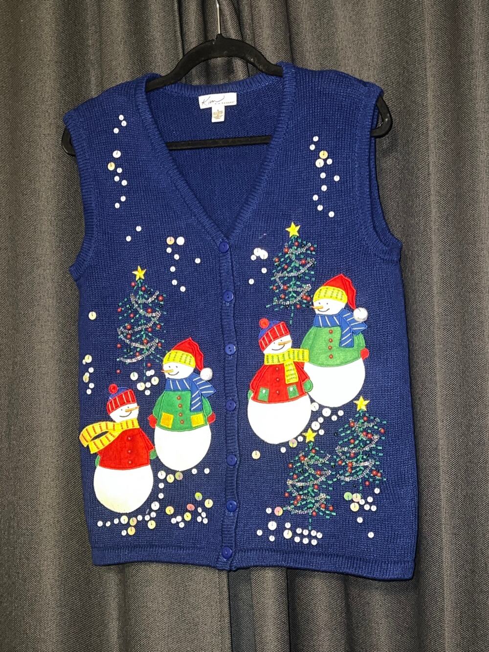 Ugly Christmas Sweater Xmas Size Small Vest